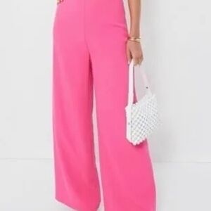 Pomander Place Vibrant Pink Wide-Leg Pants
